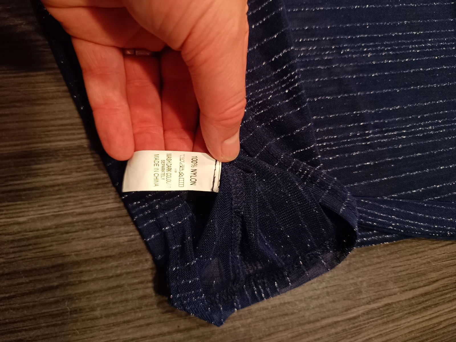Herentransparant blauw T-shirt – photo 8